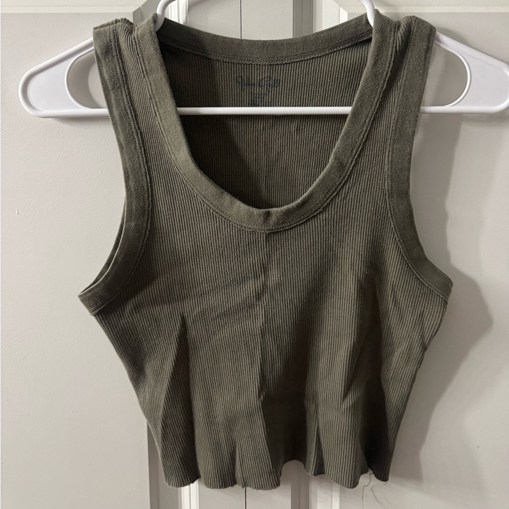Brandy Melville Olive Connor Tank Top
